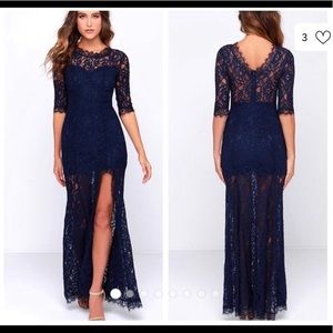 Lulus lace maxi dress